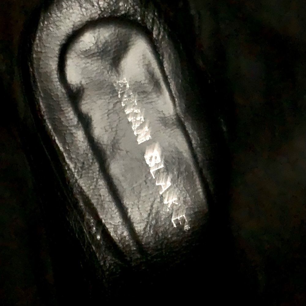 Bryan Blake Black Pebbled Leather Ankle Booties 37.5 - Picture 13 of 13